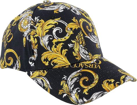 cappellino nero versace nero oro|Amazon.it: Cappellino Versace.